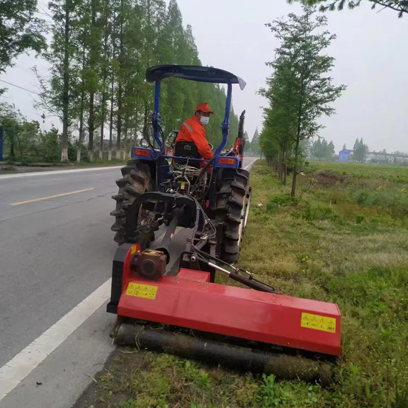 Offset And Roll Over Flail Mower 