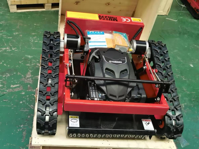MK550 Remote Control Crawler Lawn Mower to Germany