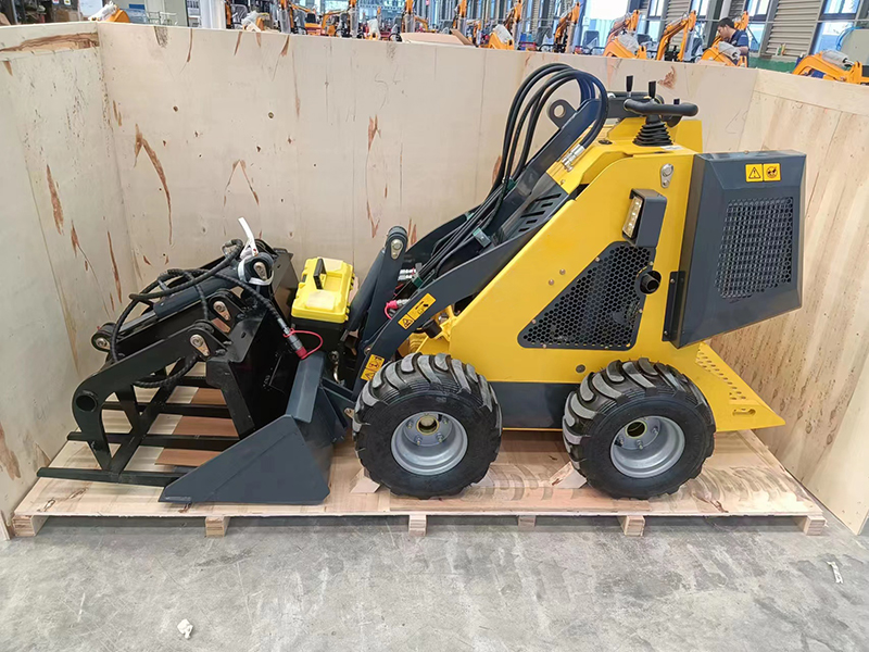 MKS360 mini skid steer loader shipped to Russia
